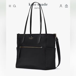 Kate Spade diaper bag tote Chelsea with changer mat for baby. Never used